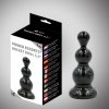 Rocket drill 3,2 inch black  anal plug 3,2 inch / 8 cm